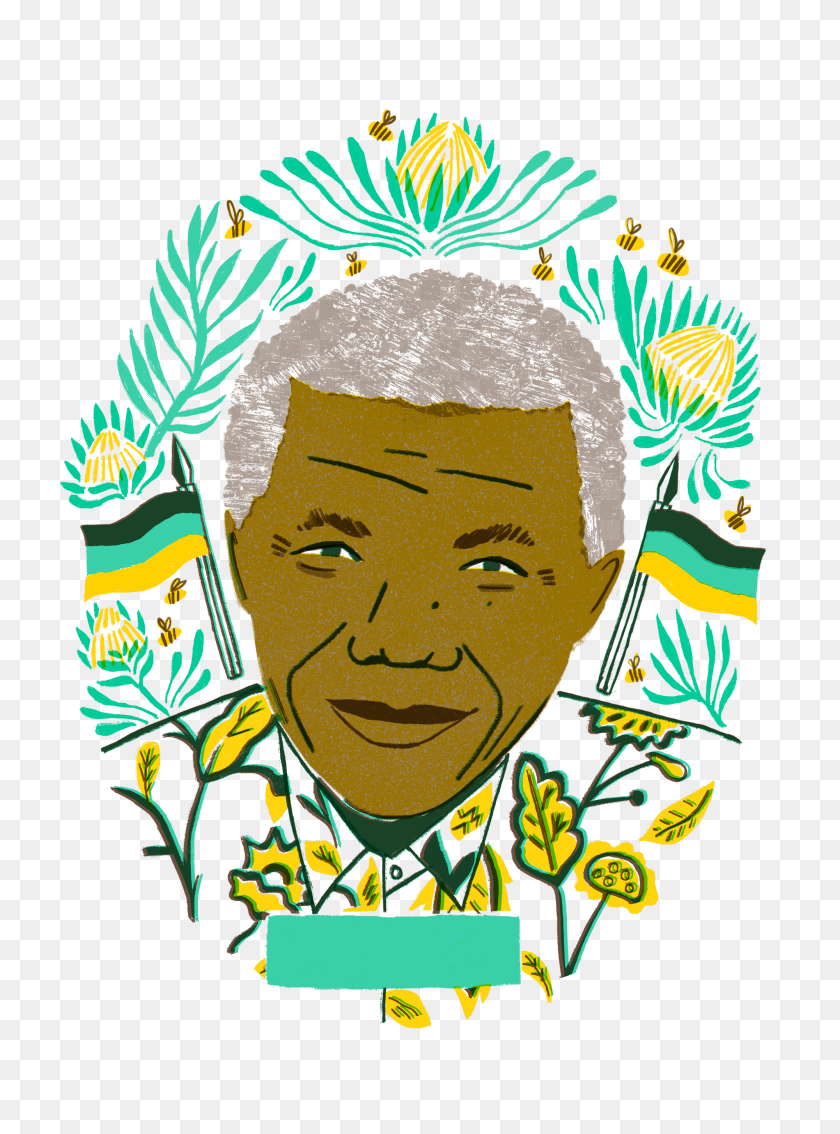 2000x2756 Little Guides To Great Lives - Nelson Mandela Clipart