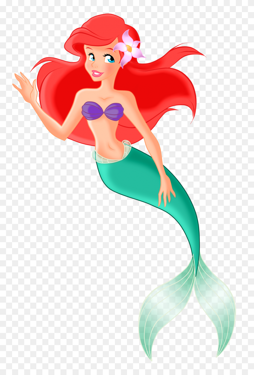 1600x2419 Little Mermaid Clip Art - Tinkerbell Clipart
