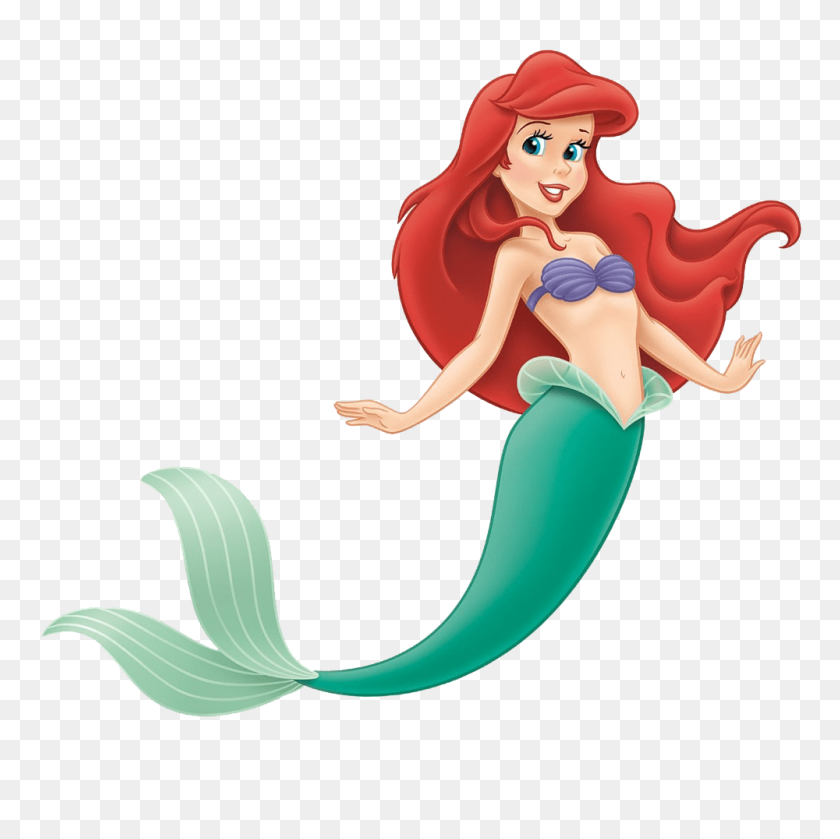 1000x1000 Little Mermaid Happy Transparent Png - The Little Mermaid PNG