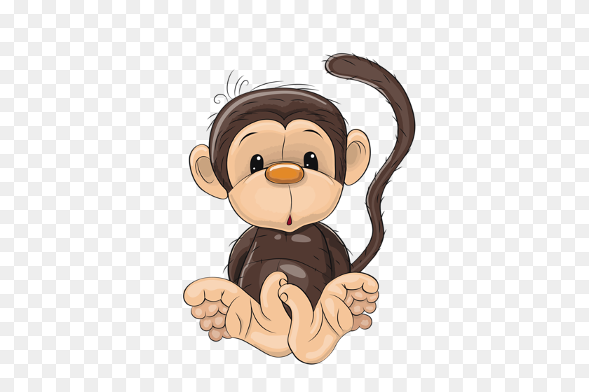 439x500 Little Monkey Clipart Clip Art, Monkey And Art - Chimpanzee Clipart