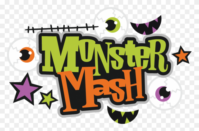 800x507 Little Monster's Mash Lackawanna County Library System - Bookmobile Clipart