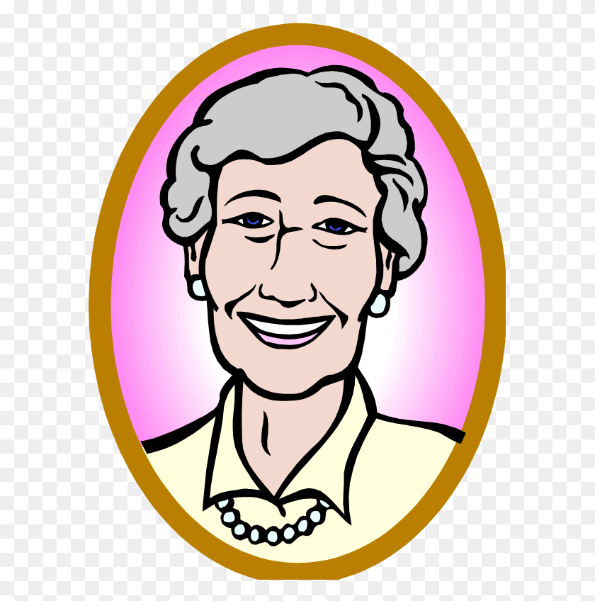 589x788 Little Old Lady Clip Art - Work On Writing Clipart