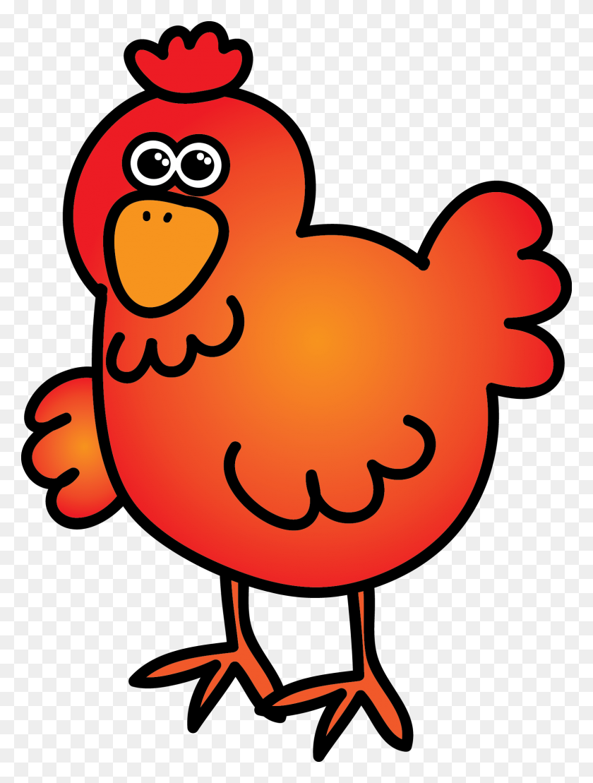 1578x2124 Little Red Hen Black And White Pig - Little Red Hen Clipart