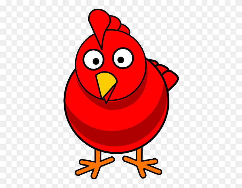 402x593 Little Red Hen Clip Art - Chicken Clipart Transparent