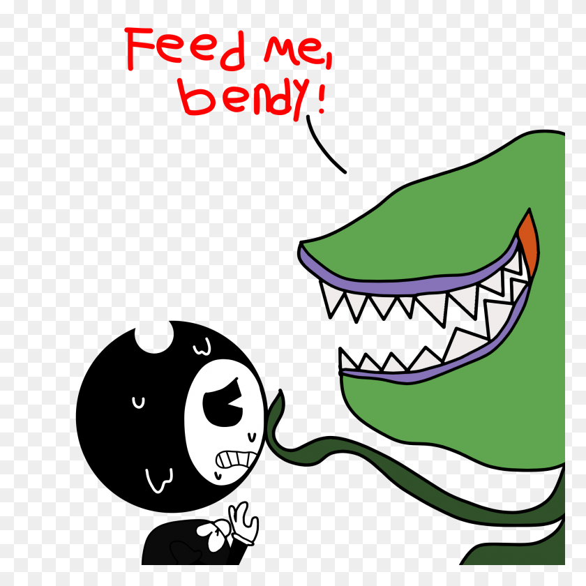 2045x2045 Little Shop Of Horrors + Bendy And The Ink Machine + My Bendy - Bendy And The Ink Machine PNG