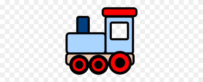 299x279 Little Train Cliparts - Little Blue Truck Clipart