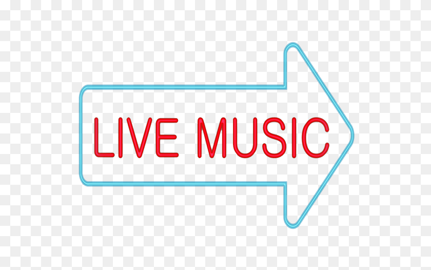 600x466 Live Music Neon Sign Transparent Background - Neon Sign PNG