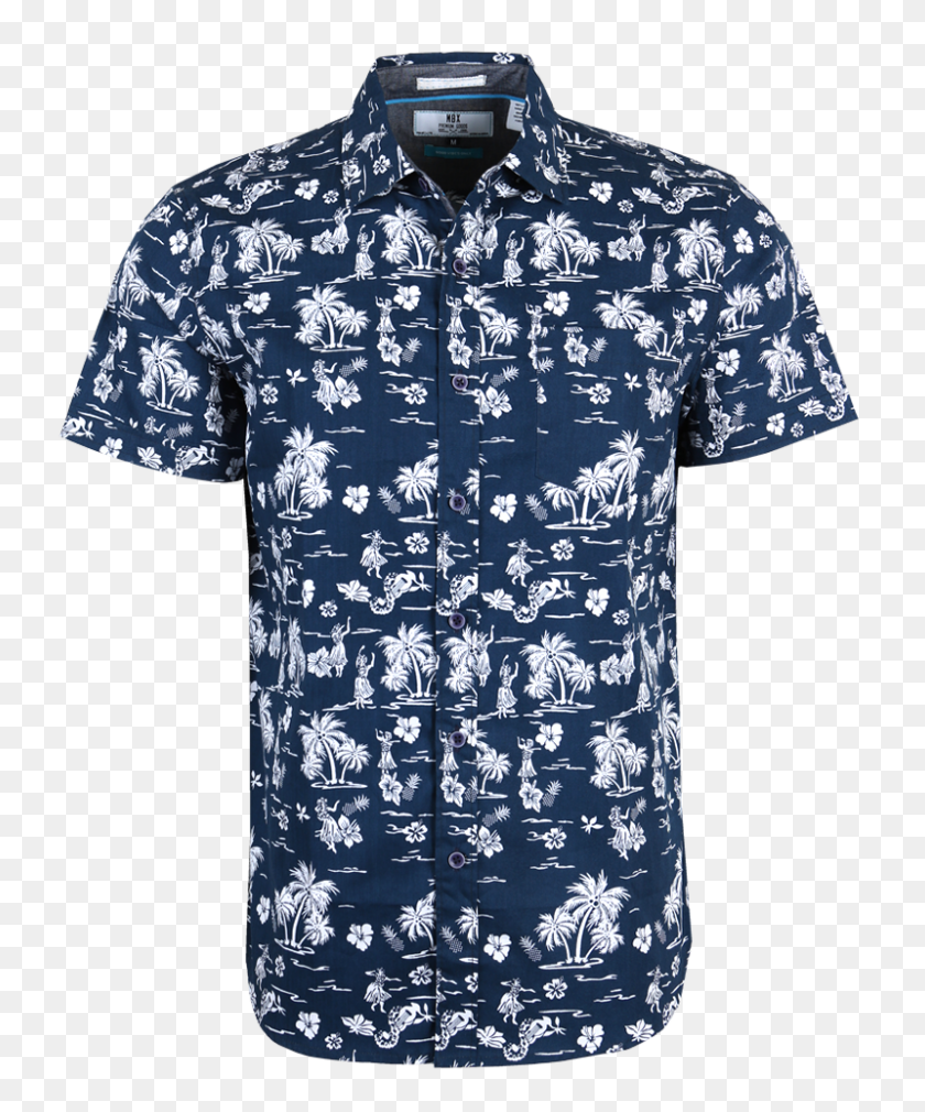 800x975 Living Aloha Shirt Michael Brandon - Hawaiian Shirt PNG