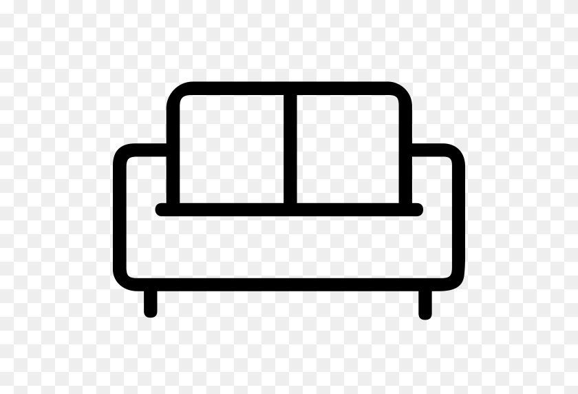 living room icon vector