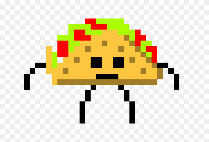 1750x1150 Living Taco Pixel Art Maker - Taco Png