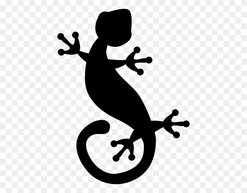 450x597 Lizard Clipart Black And White - Lizard Clipart Black And White