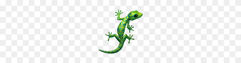 160x160 Lizard Emoji On Apple Ios - Iguana PNG