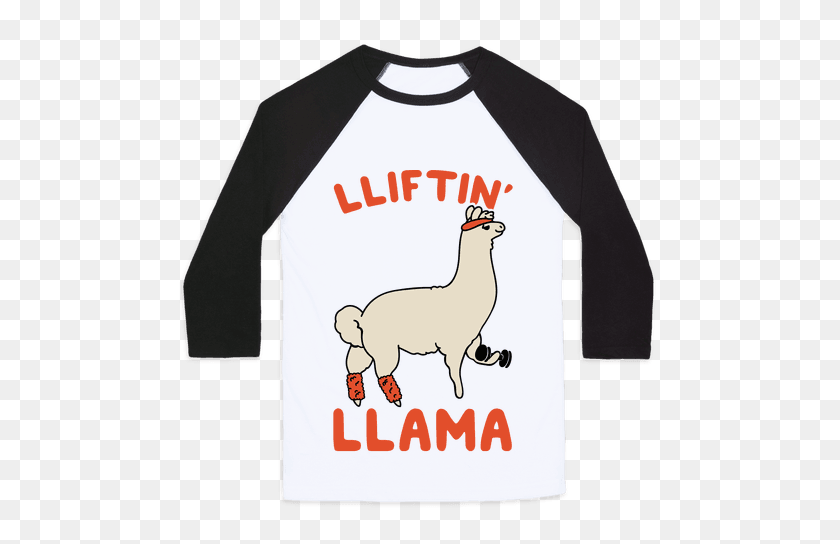 484x484 Llama Camisetas De Béisbol Lookhuman - Llamas Png