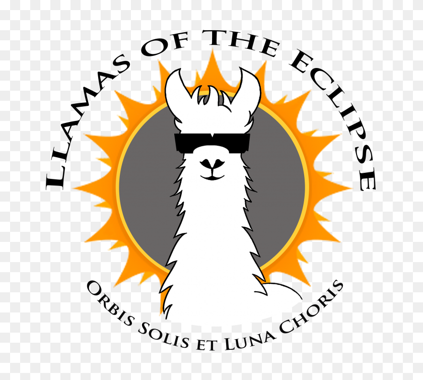 2108x1878 Llamas Of The Eclipse Dedicated To The Optical Health Of Llamas - Solar Eclipse 2017 Clipart