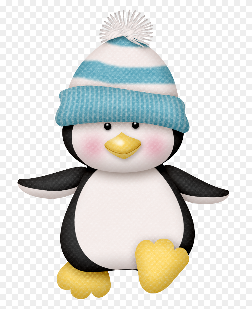 729x971 Lliella - Christmas Penguin Clipart