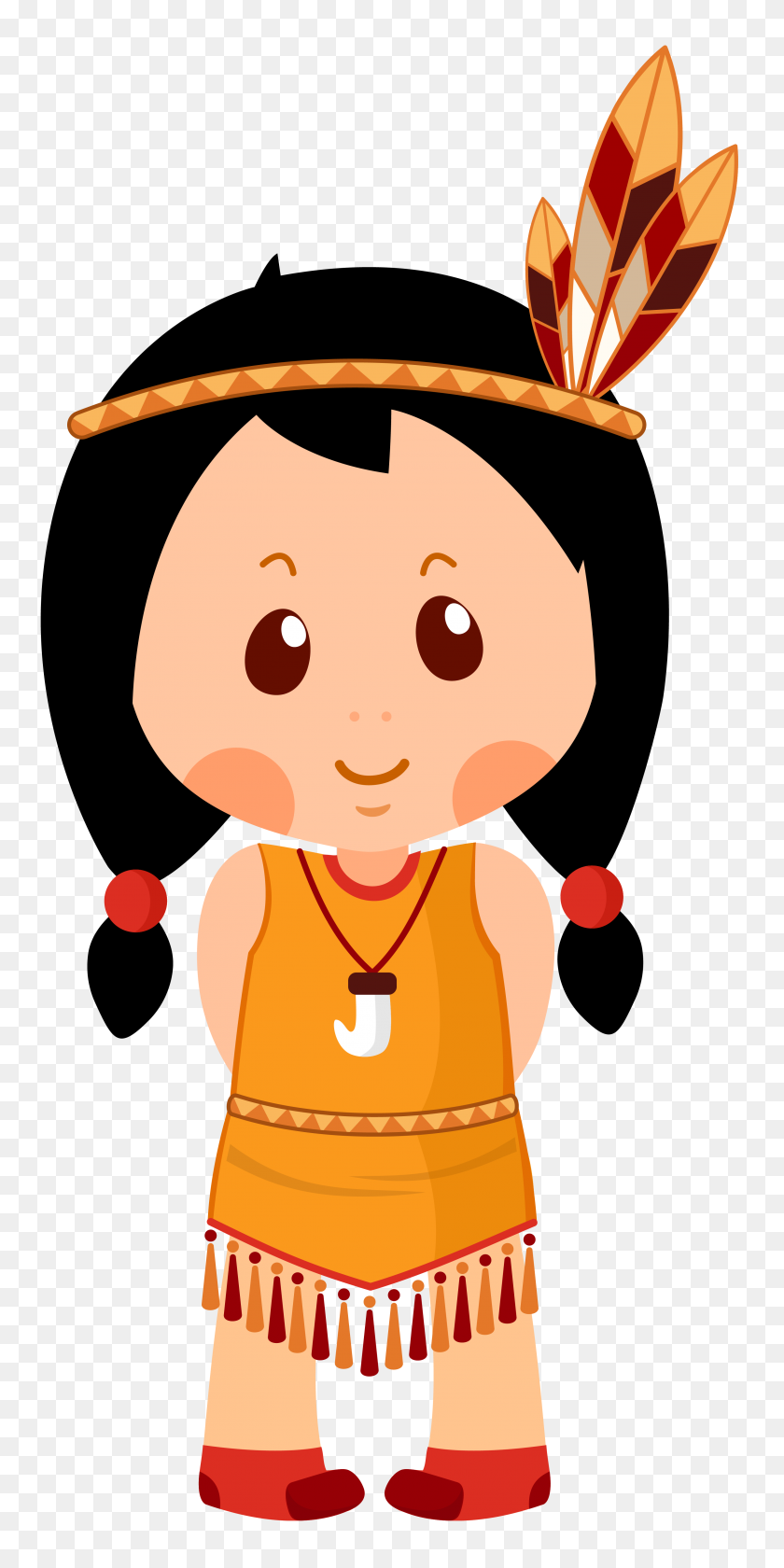 3027x6287 Lndian Clipart People - Indian Spear Clipart