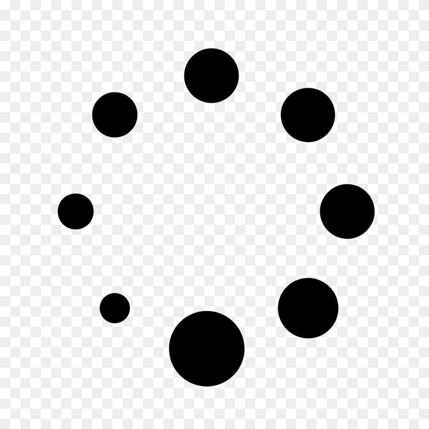 1600x1600 Load Icon - Polka Dots PNG