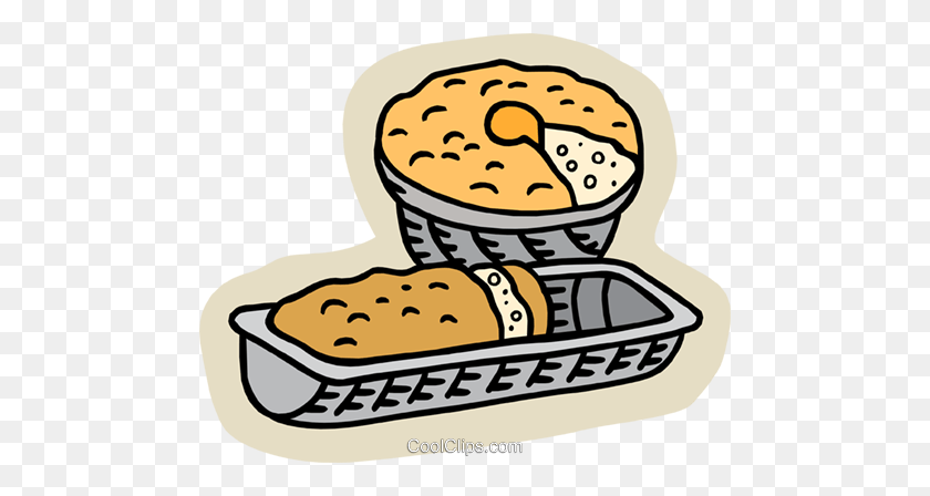 480x388 Loaf Of Bread Royalty Free Vector Clip Art Illustration - Loaf Of Bread Clipart