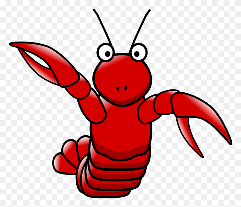 800x682 Lobster Clipart Cute - Boiling Water Clipart