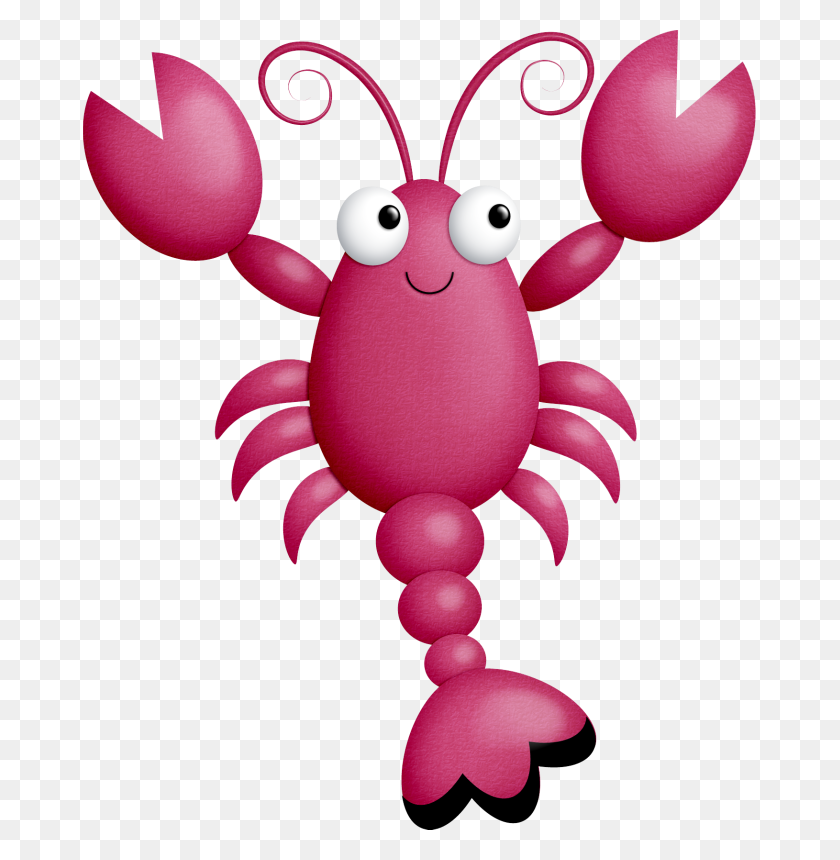 673x800 Lobster Clipart Under Sea - Free Under The Sea Clipart