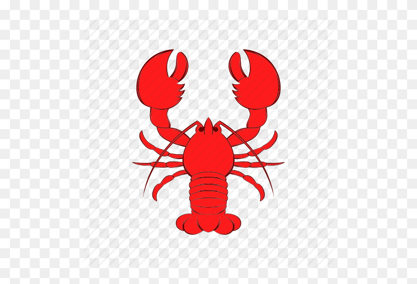 512x512 Lobster Pictures Cartoon - Crawdad Clipart