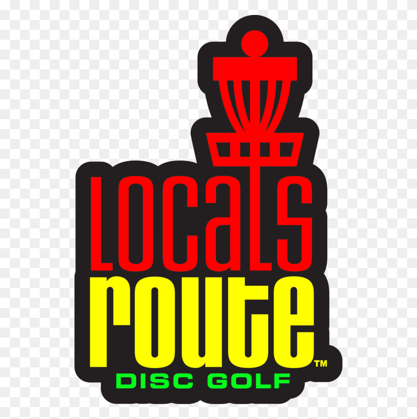 540x784 Locals Route Disc Golf - Disc Golf Clip Art