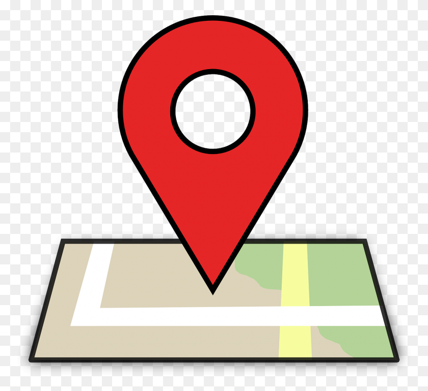 1280x1164 Location - Street Map Clipart