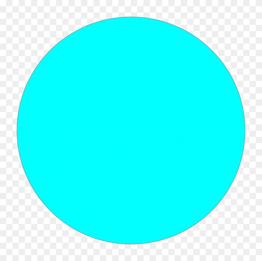 1000x1000 Location Dot Cyan - Blue Dot PNG