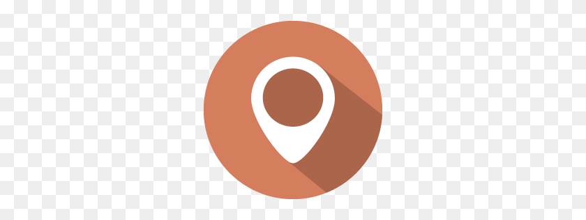 256x256 Location Icon Flat Iconset Graphicloads - Location Symbol PNG