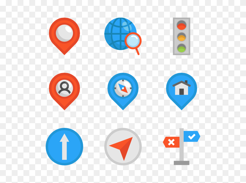 600x564 Location Icons - Icono Facebook PNG