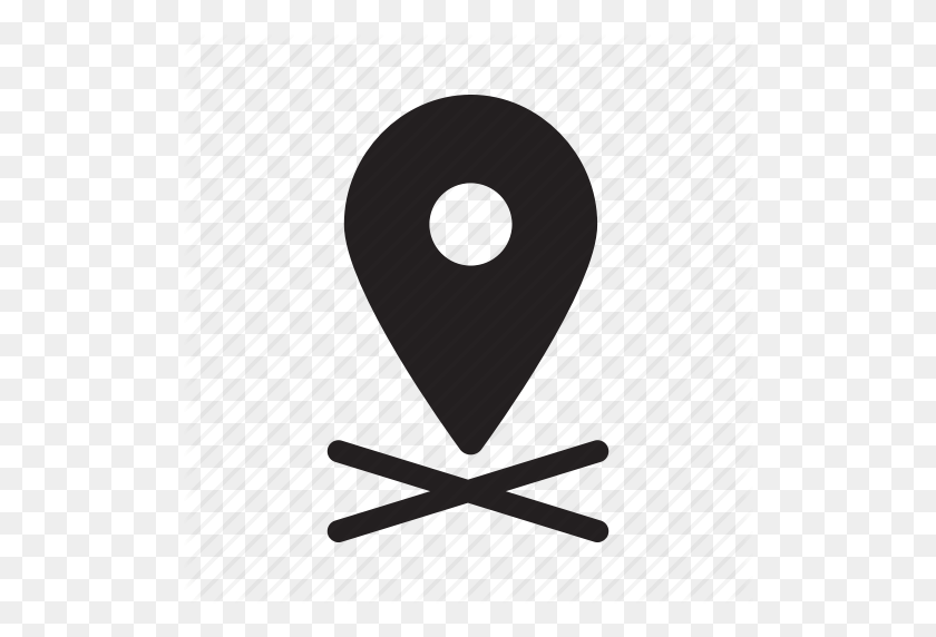 512x512 Местоположение, Карта, Метки, Навигация, Точка, Значок X - X Отмечает Точку Png