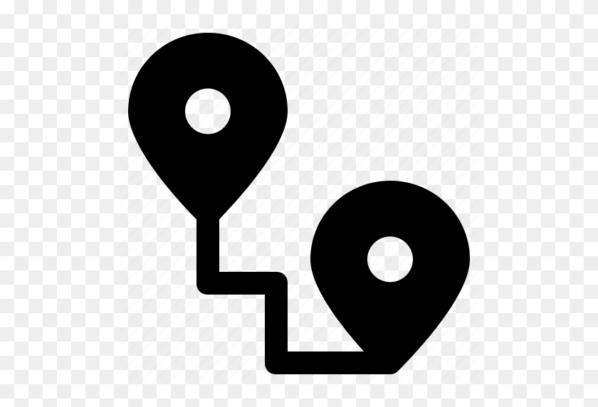 512x512 Ubicación, Mapas, Navegación, Pin, Icono De Ruta - Símbolo De Ubicación Png