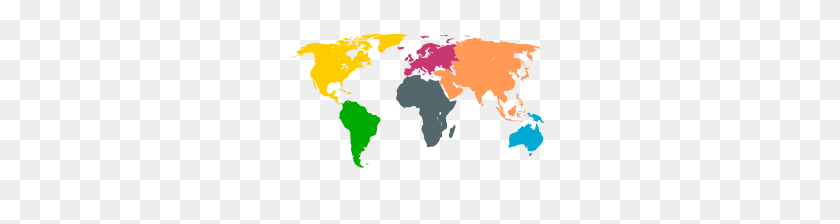 320x164 Location Of Continents - Continents PNG