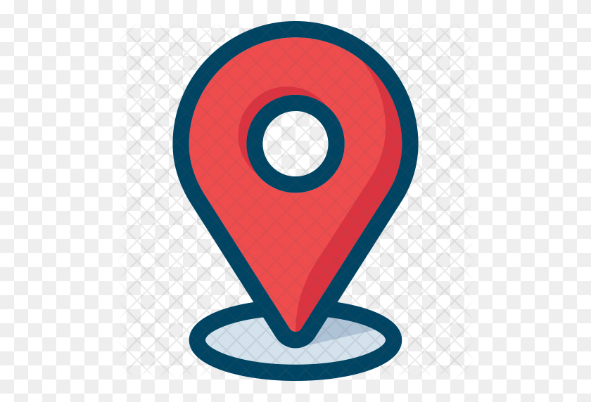 512x512 Location Pin Emoji - Location Symbol PNG