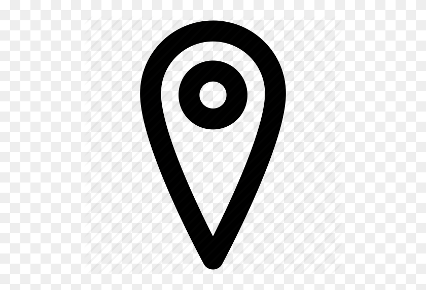 512x512 Location, Pinpoint, Poin, User Interface Icon - Pinpoint PNG