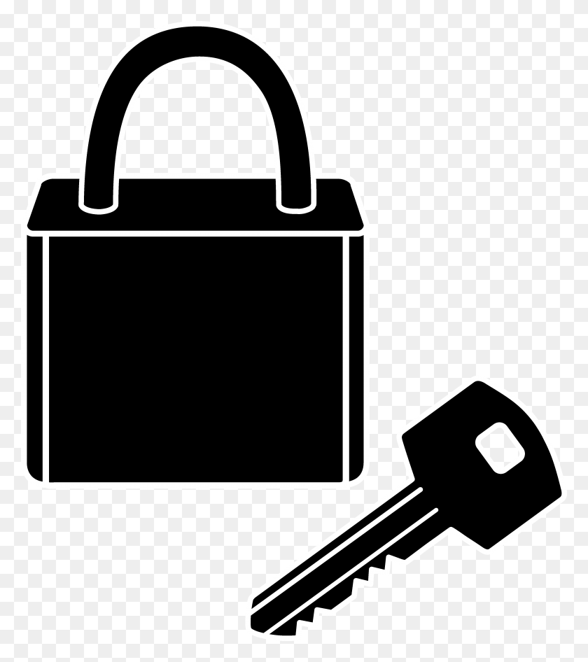 4248x4828 Lock And Key Clipart Free Clip Art Images - Shopping Bag Clipart