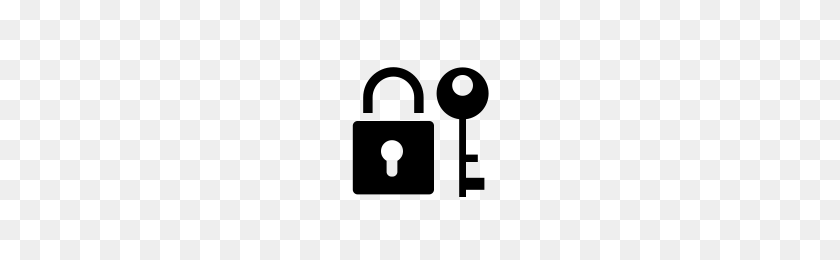 200x200 Lock And Key Icons Noun Project - Lock And Key PNG