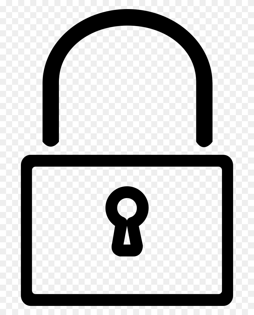 702x980 Lock Clipart Password - Lock Clipart