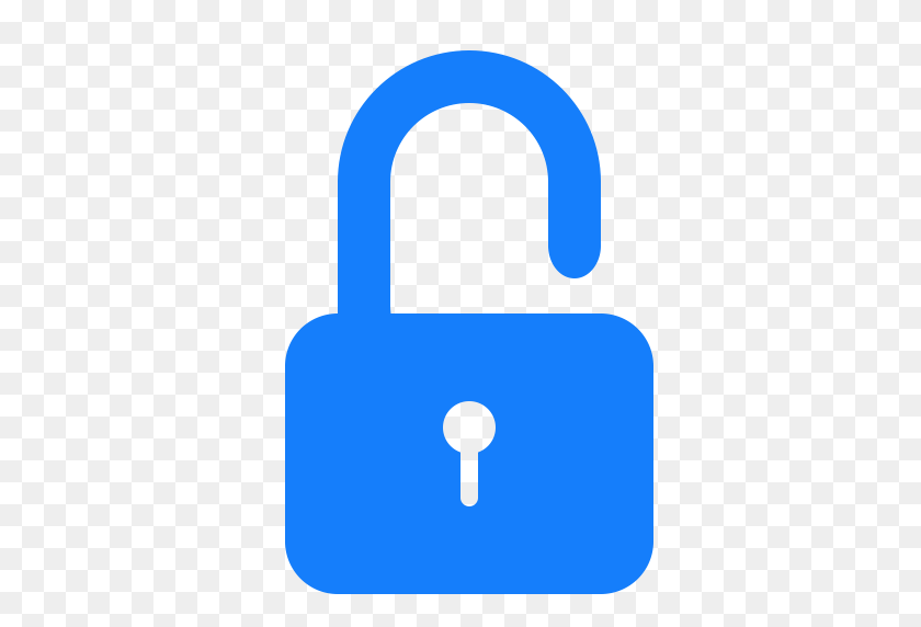 512x512 Lock, Open Icon - Lock Icon PNG
