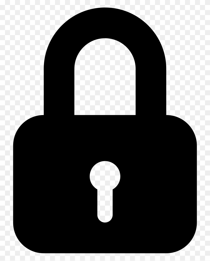 736x981 Lock Padlock Symbol For Protect Png Icon Free Download - Padlock PNG