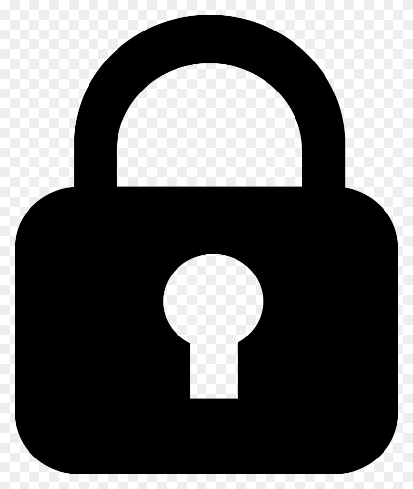 818x980 Lock Png Icon Free Download - Lock Icon PNG