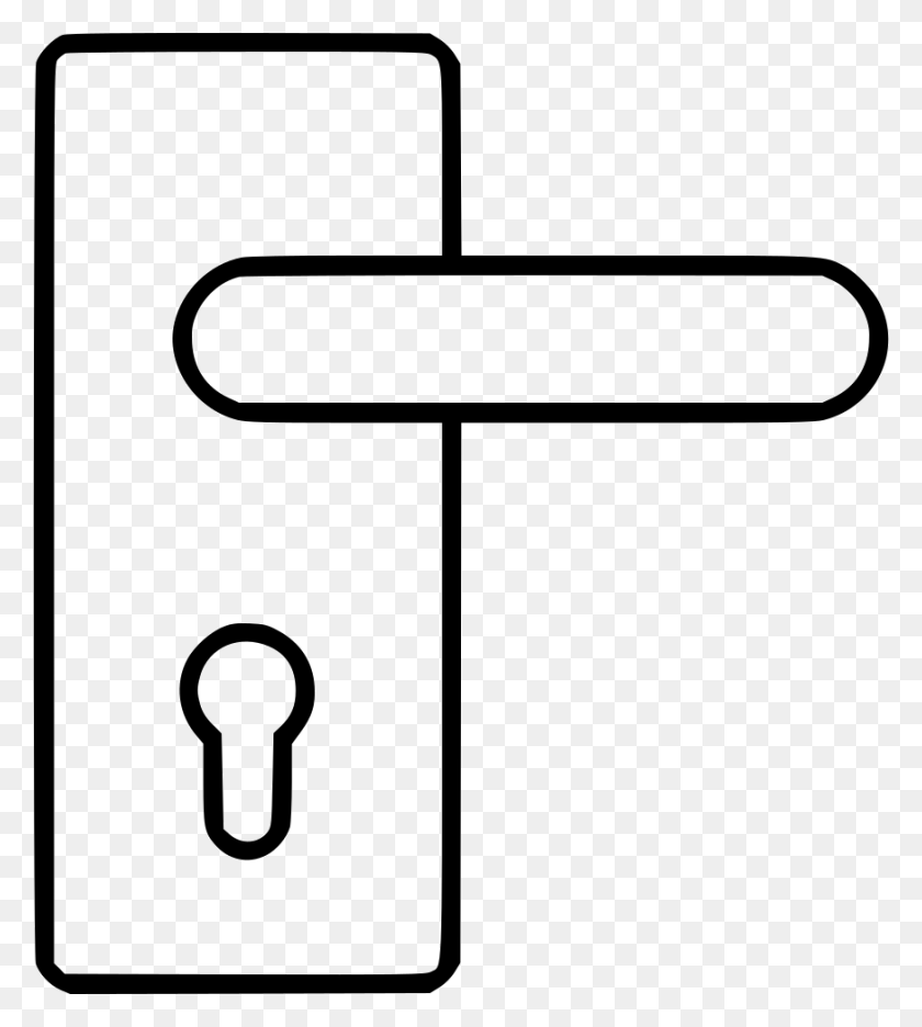 872x980 Locksmith Lock Doorknob Door Lock Bolt Png Icon Free Download - Door Knob PNG