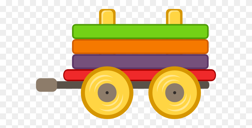 600x369 Loco Train Carriage Clip Art - Carriage PNG