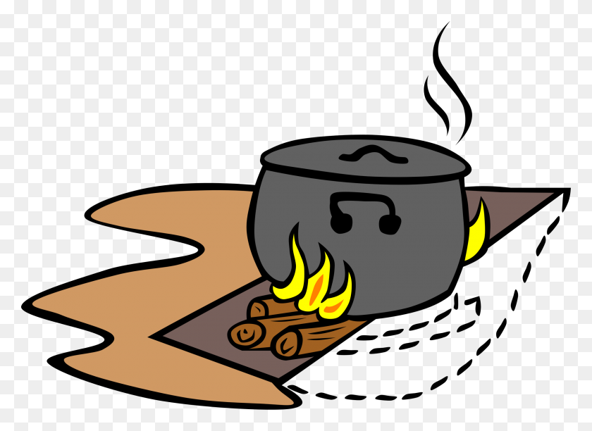 2400x1701 Lodge Clipart Campfire - Campfire PNG