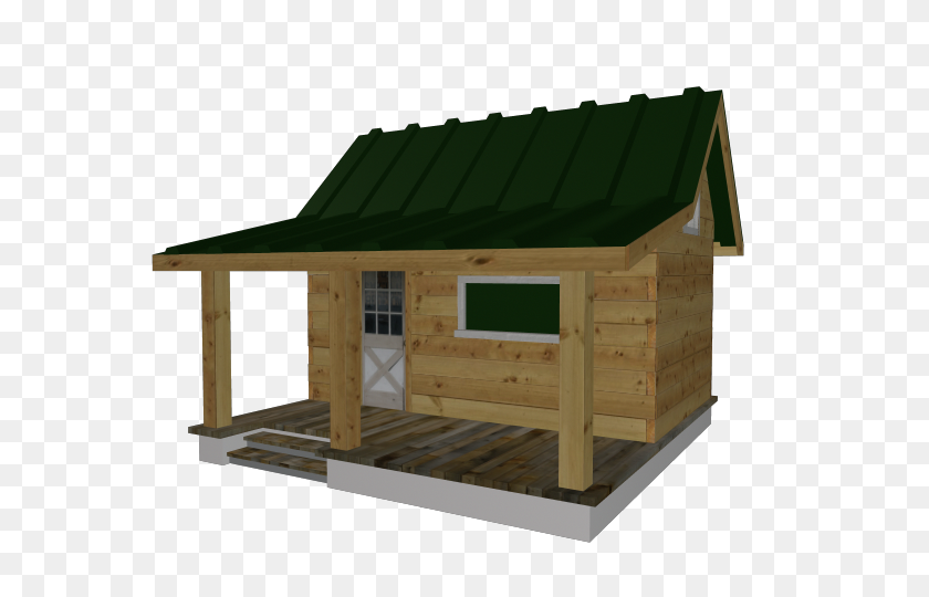 640x480 Log Cabin Polycount - Cabin PNG