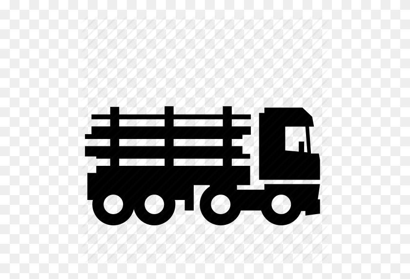 512x512 Log, Road, Semi, Timber, Transport, Truck, Wood Icon - Log Truck Clip Art