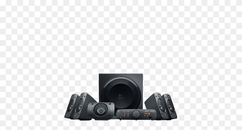 393x393 Акустическая Система Logitech Surround Sound, Thx, Dolby, Dts - Bocinas Png
