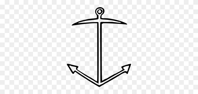 272x339 Logo Anchor Symbol Ship Port - Anchor And Rope Clipart