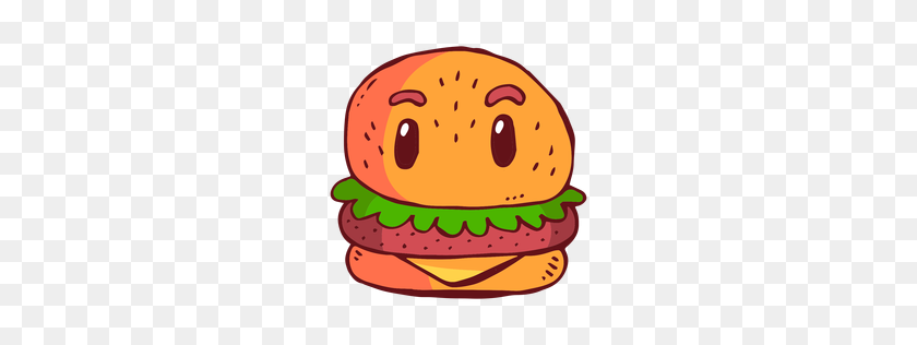 256x256 Logo Burger Fast Food - Burger Clipart PNG