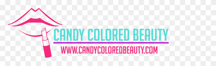 1000x256 Logo Candy Colored Beauty - Lipsense Logo PNG